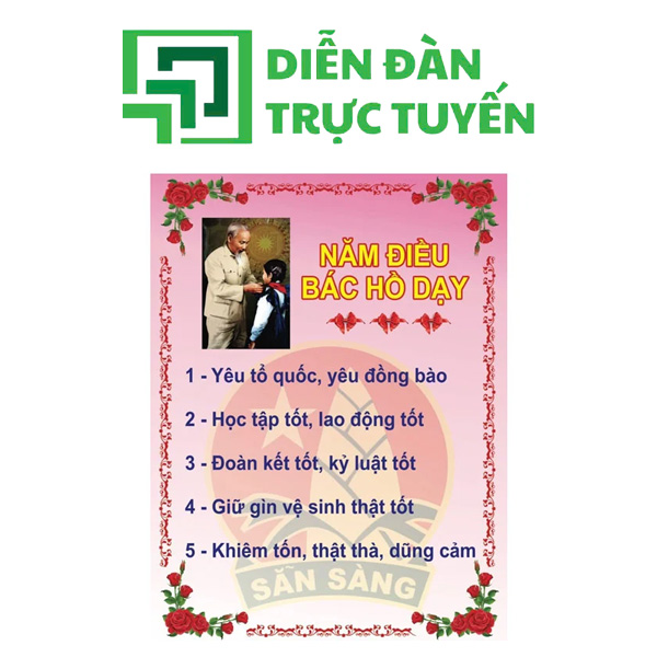 5 điều bác hồ dạy vector