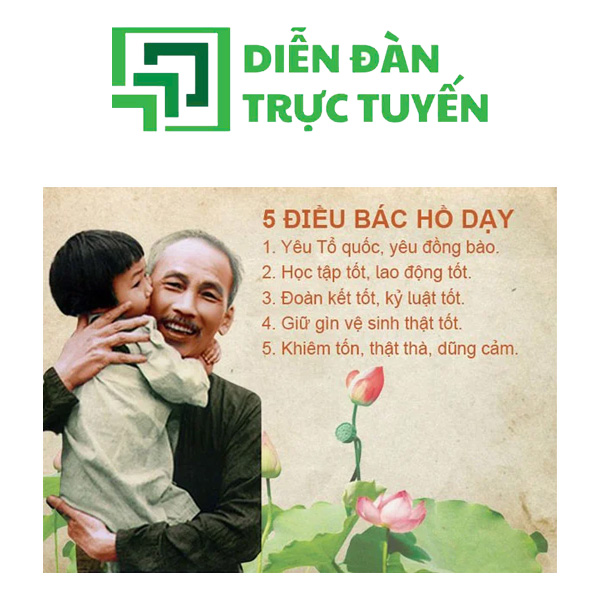 5 điều bác hồ dạy vector