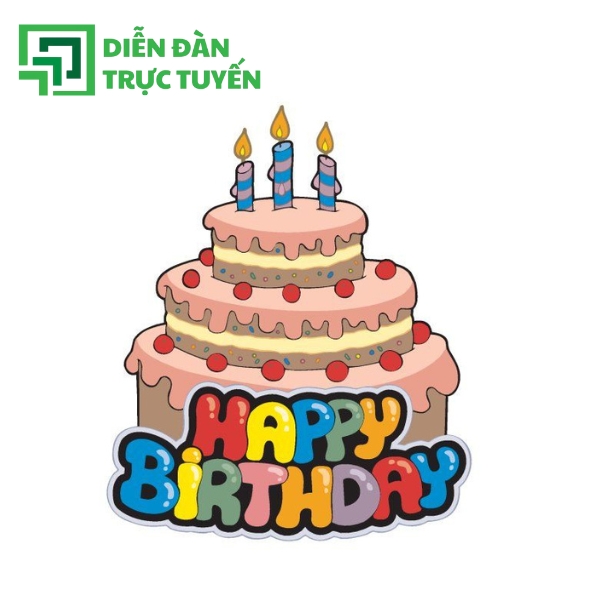 Bánh sinh nhật vector