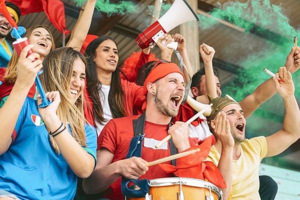 Loại background cổ động viên và sân vận động