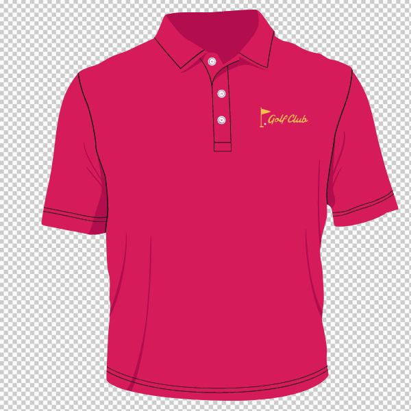 Vector áo thun cổ polo