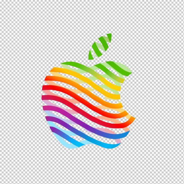 Vector apple logo cách điệu 