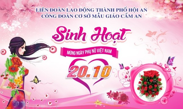 Tải miễn phí background 20/10 tách nền