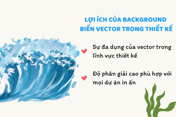 Lợi ích của background biển vector trong thiết kế