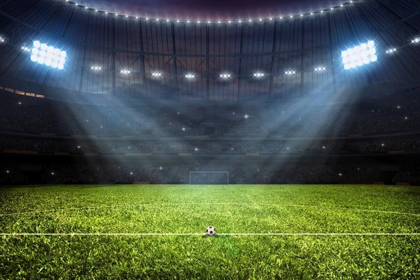 Sân bóng đá vector