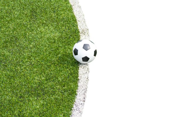 Sân bóng đá vector tối giản