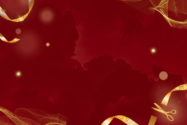 Background đỏ khai trương