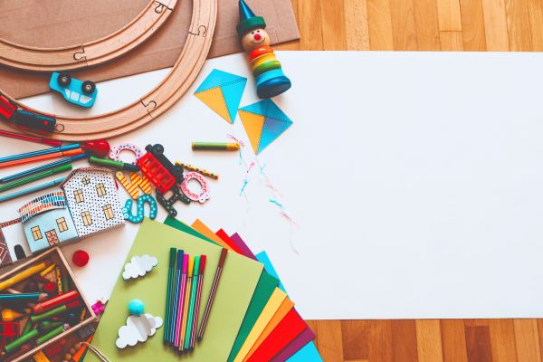 Background mầm non vector ảnh thực