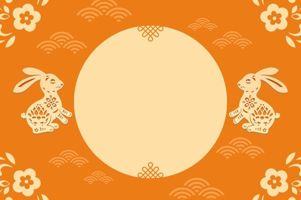 Background mặt trăng vector cam basic