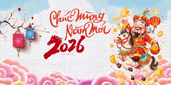 Hoa văn Tết vector giúp layout trở nên tinh tế hơn