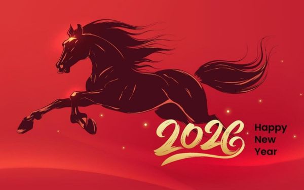 Mẫu background sân khấu Tết vector sang trọng và ấn tượng