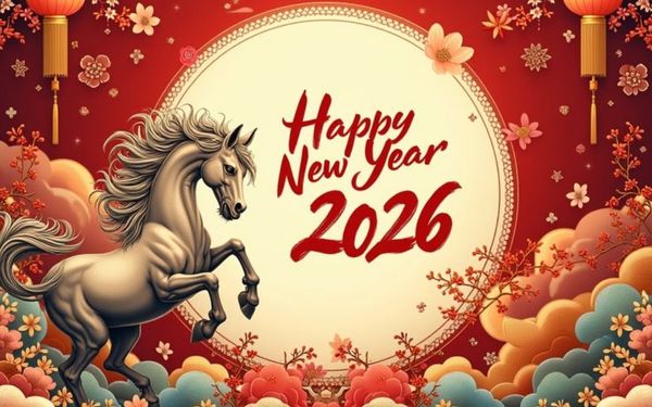 Backdrop Tết vector mang trọn không khí đoàn viên