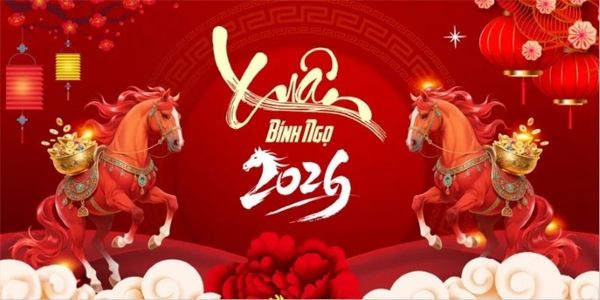 Ngựa con đỏ thắm may mắn cả năm