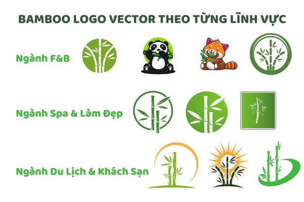 Bamboo Logo Vector theo từng lĩnh vực