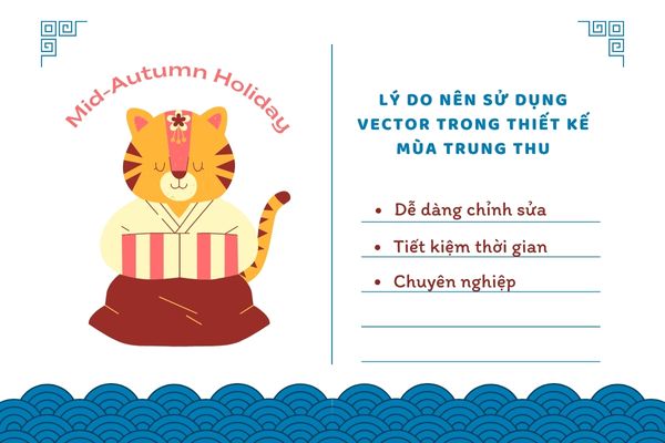 Lý do nên sử dụng vector trong thiết kế mùa trung thu