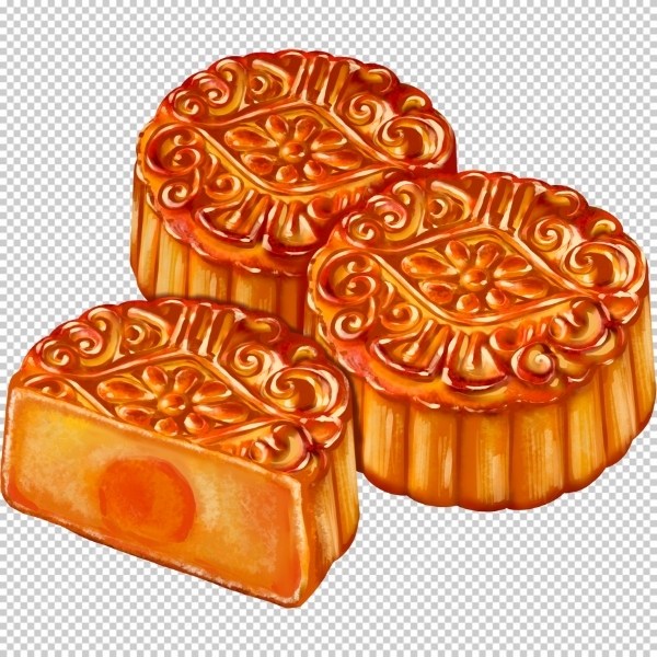 Hình: Vector bánh trung thu