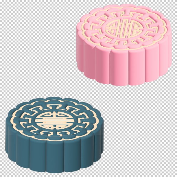 Hình: Mẫu vector bánh trung thu