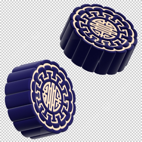 Hình: Mẫu bánh trung thu vector