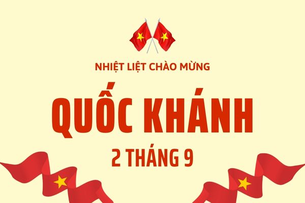 Banner Quốc Khánh tone vàng