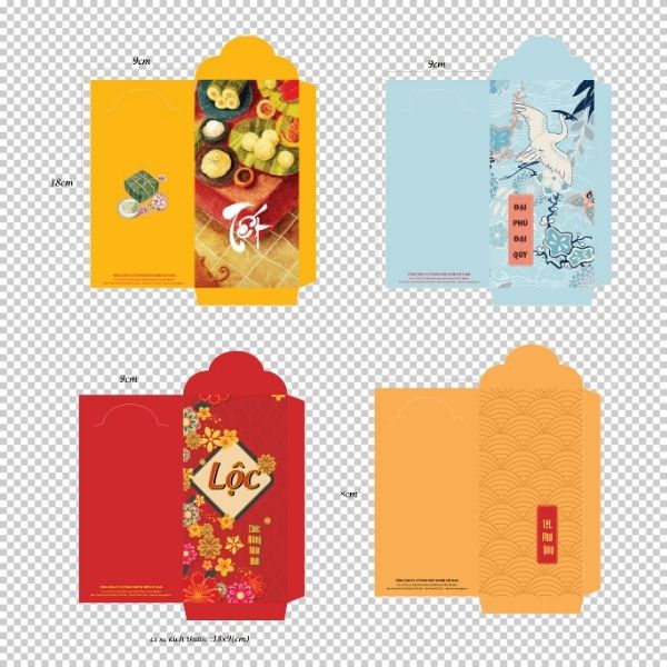 File bao lì xì 2026 vector chất lượng cao, in không vỡ nét