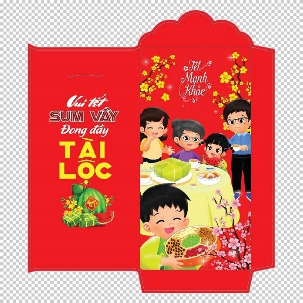 File bao lì xì vector miễn phí