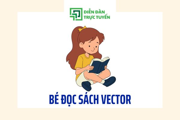 Download Ảnh Bé Đọc Sách Vector Sắc Nét, Chất Lượng Cao 