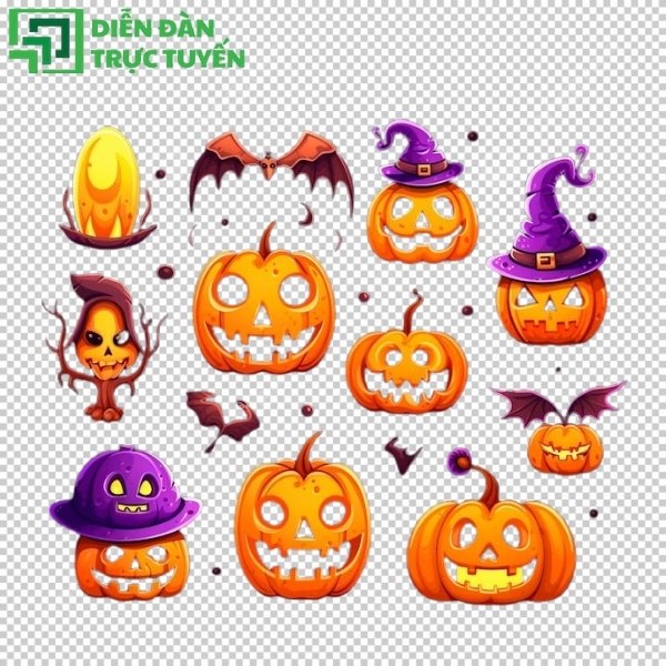 Tải ngay bí ngô Halloween vector miễn phí