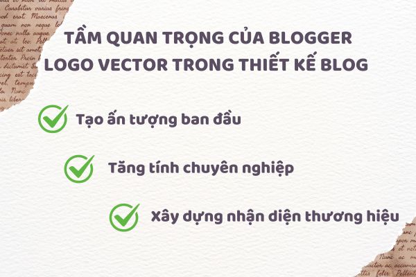 Tầm quan trọng của blogger logo vector trong thiết kế blog 