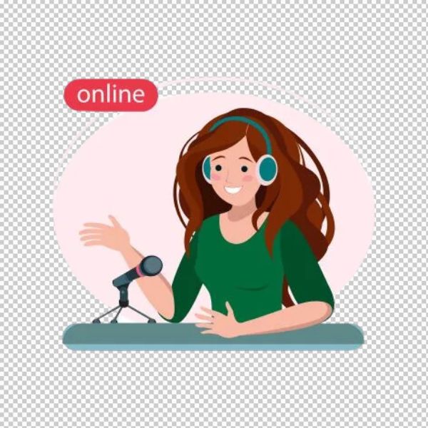 Blogger logo vector cho phái nữ