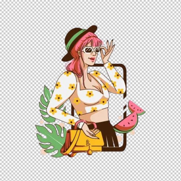 Blogger logo thời trang vector