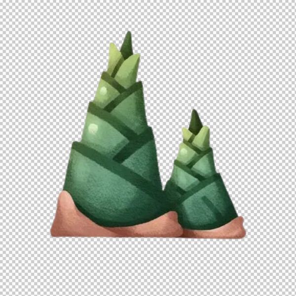 Búp măng vector đẹp