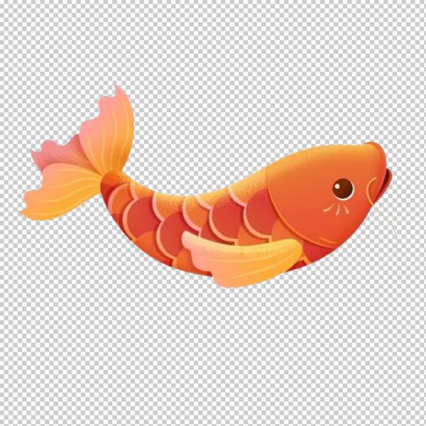 Vector cá chép dễ thương