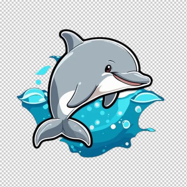 Vector cá heo mập