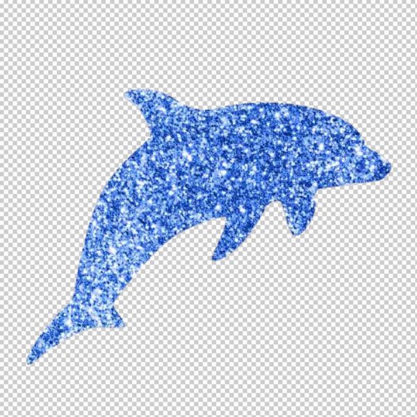 Cá heo vector lấp lánh