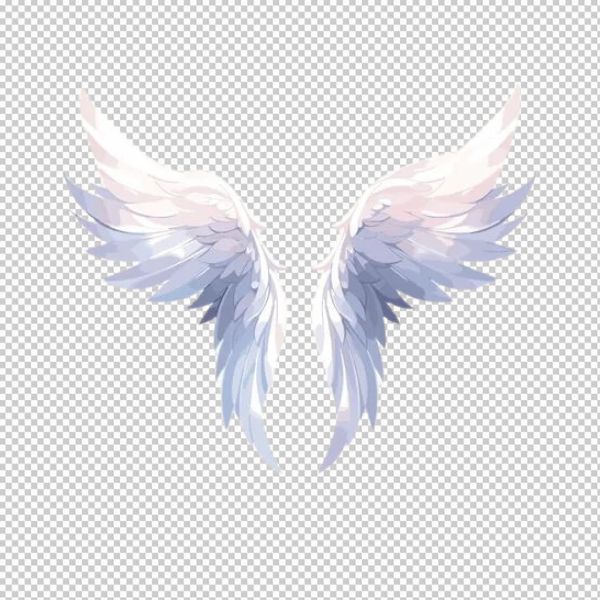Cánh thiên thần vector điệu đà