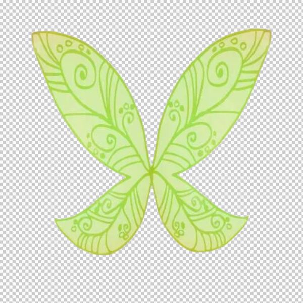 Cánh thiên thần vector xanh