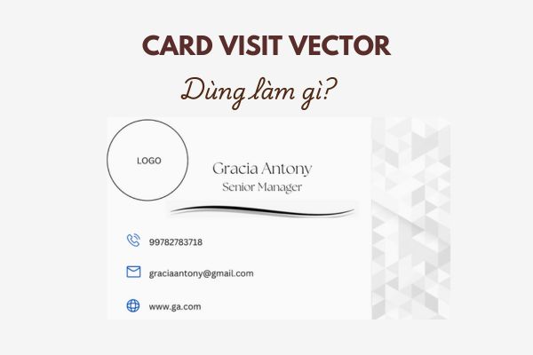 Card visit vector dùng để làm gì?