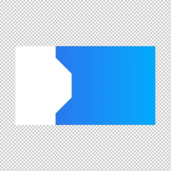 Card visit vector tone xanh