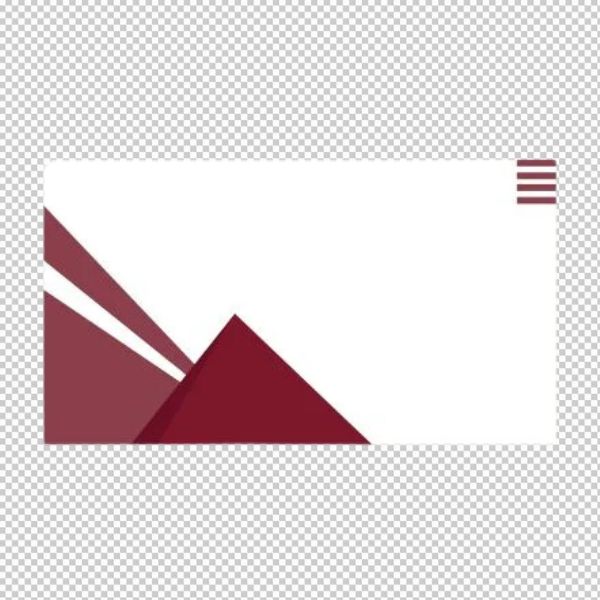 Card visit vector tone trắng đỏ