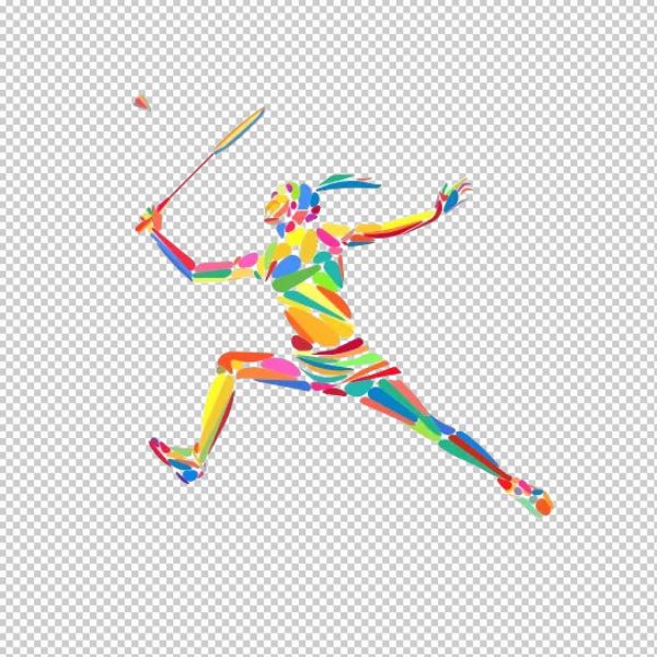 Vector người đánh cầu độc đáo