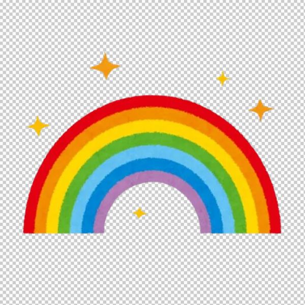 Vector cầu vồng lấp lánh
