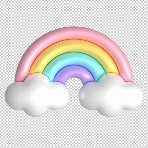 Cầu vồng vector xinh