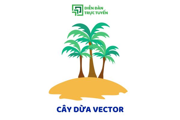 Download 50+ Cây Dừa Vector Minh Hoạ Chất Lượng