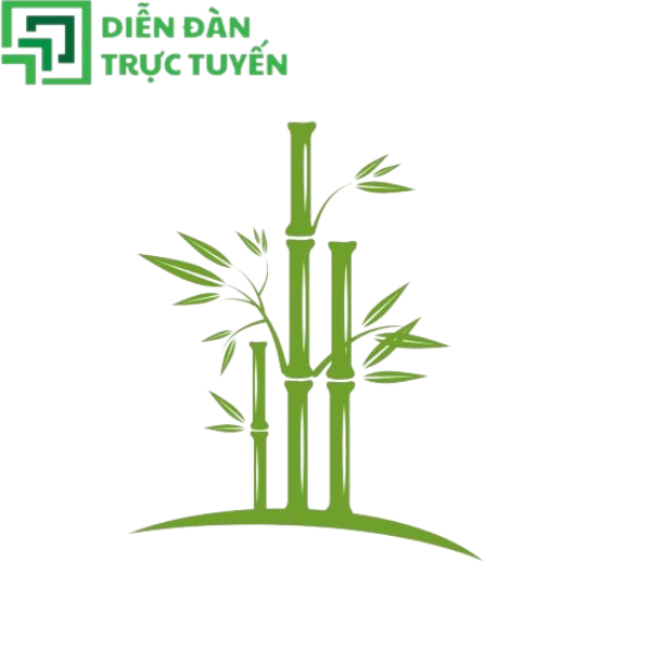 Vector cây tre 3 nhánh