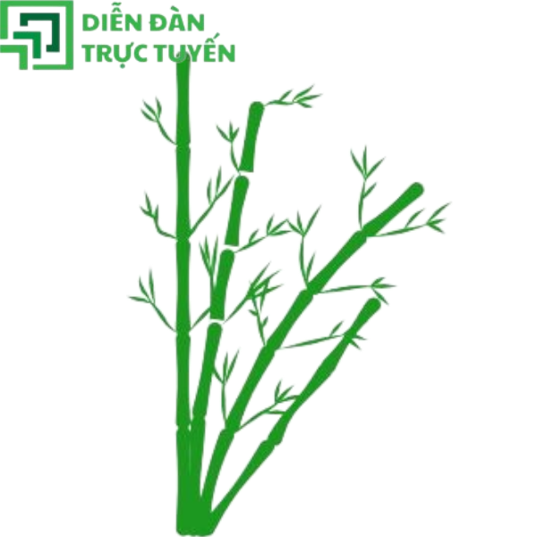 Cụm cây tre vector