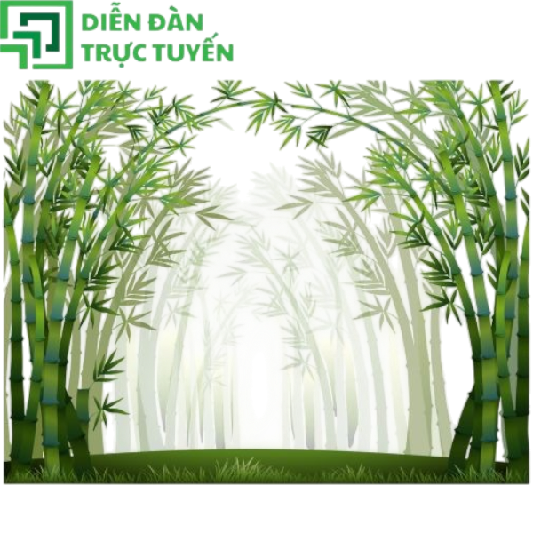 Background cây tre vector
