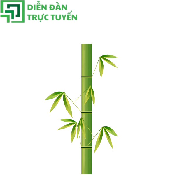 Một cây tre vector file PNG