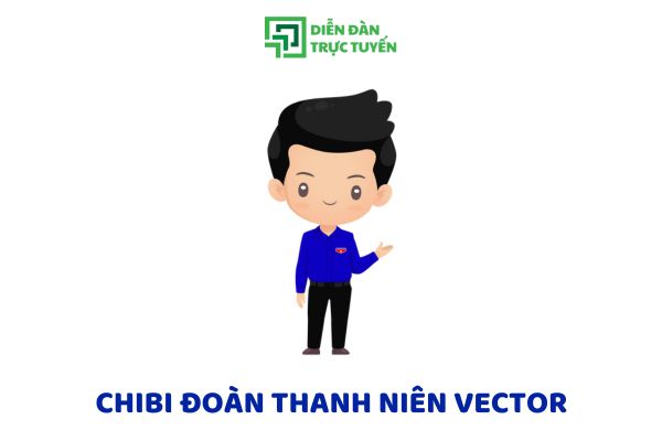 Download Mẫu Chibi Đoàn Thanh Niên Vector Dễ Thương