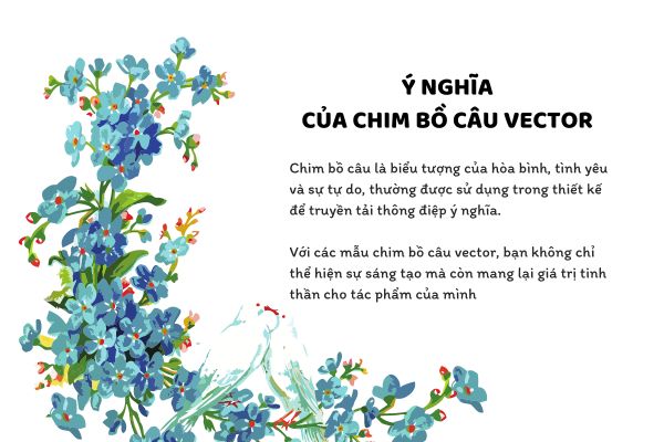 Ý nghĩa của chim bồ câu vector