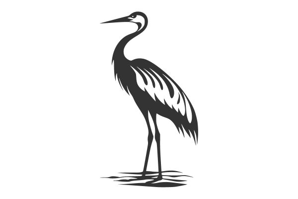 Chim hạc vector basic